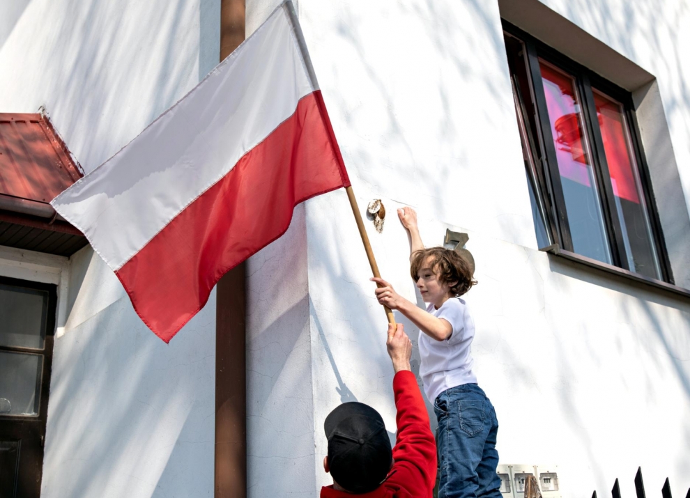 Celebracja 105. rocznicy odzyskania przez Polskę niepodległości w mieście Siemianowice