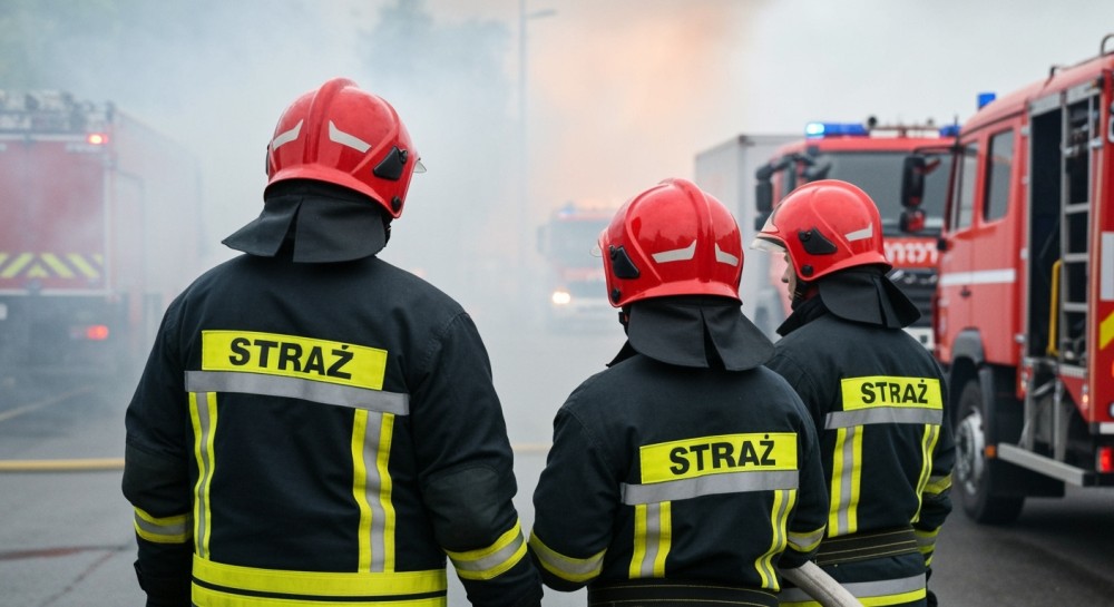 Gigantyczny pożar hali w Siemianowicach Śląskich – dym widoczny z wielu miast!