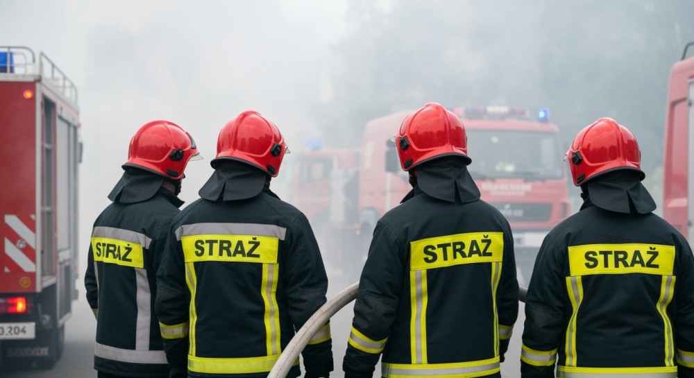 Ogromny pożar hali produkcyjnej w Siemianowicach Śląskich – straty mogą być kolosalne