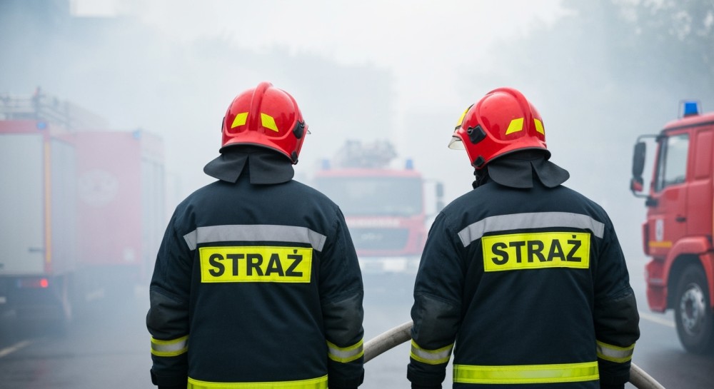 Pożar hali w Siemianowicach Śląskich: RCB ostrzega mieszkańców kilku miast