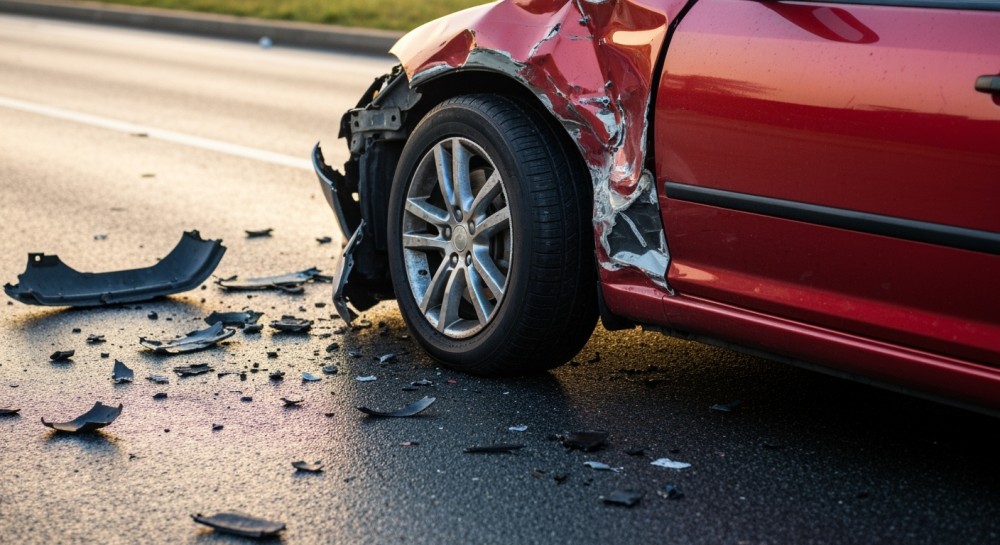 Tragedia w Żywcu: kierowca audi zmarł po wypadku, droga zablokowana