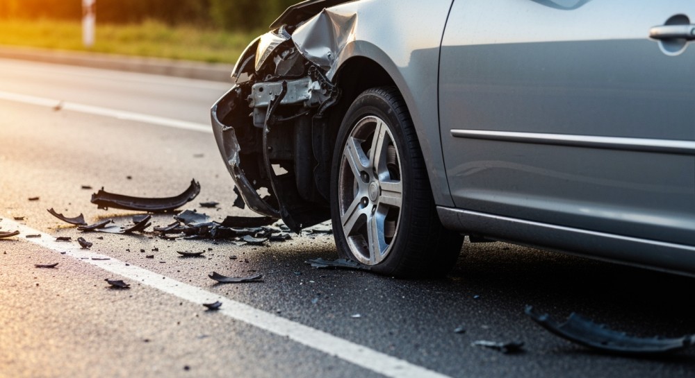 Kolizja 9 pojazdów na DK1: Droga całkowicie zablokowana!