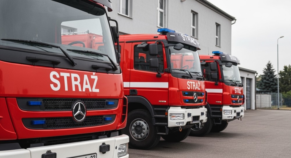 Policjanci w akcji: uratowali starsze małżeństwo z płonącego budynku