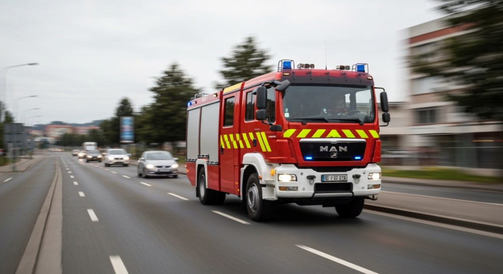 Pożar sadzy w kominie w Piekarach Śląskich: szybka interwencja służb